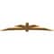 Ekena Millwork Davenport Rough Sawn Timber Gable Bracket, Western Red Cedar, 108"W x 22"H x 2"D x 6"F, 5/12 Pitch GBW108X22X0206DAV00RWR - alternate 4